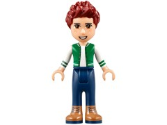 Daniel, Brown Boots, Dark Blue Jeans, White and Green Top